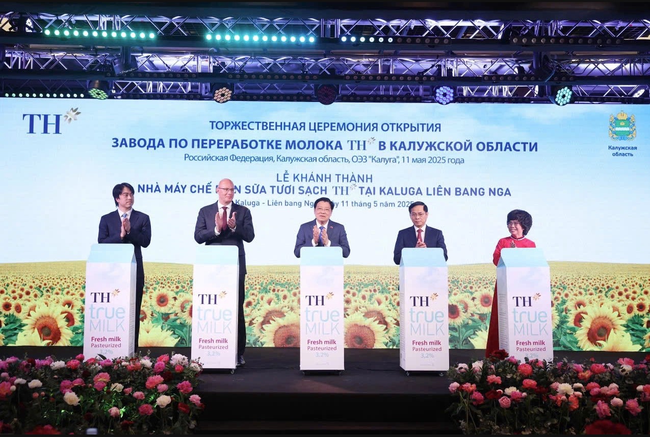TH khánh thành nhà máy chế biến sữa quy mô lớn tại Nga